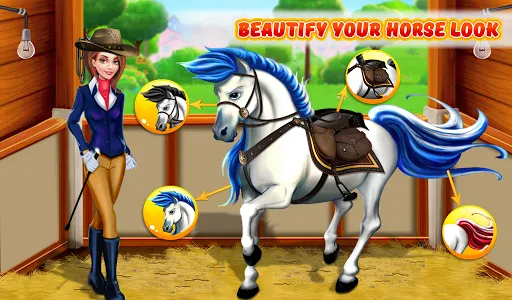 Magic Unicorn Horse Racing Gam screenshot 13