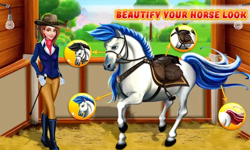 Magic Unicorn Horse Racing Gam screenshot 8