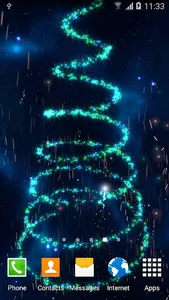 3D Christmas Tree Wallpaper screenshot 1