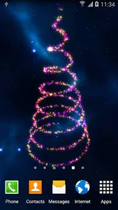 3D Christmas Tree Wallpaper screenshot 2