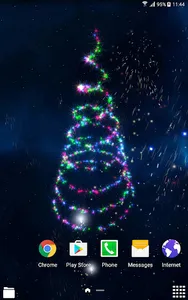 3D Christmas Tree Wallpaper screenshot 3