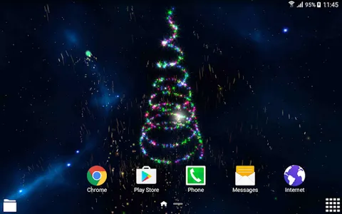 3D Christmas Tree Wallpaper screenshot 4