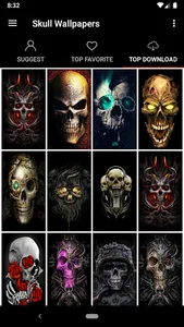 Skull Wallpapers Offline screenshot 4