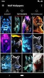 Wolf Wallpapers Offline screenshot 2