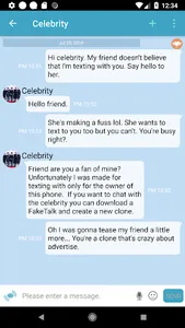 FakeTalk - Custom AI chatbot screenshot 0