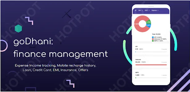 goDhani:Expense,Loan,Insurance screenshot 0