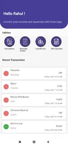 goDhani:Expense,Loan,Insurance screenshot 1