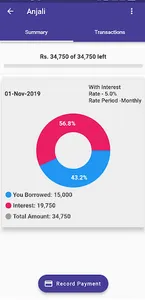 goDhani:Expense,Loan,Insurance screenshot 7