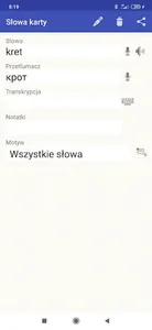 My Dictionary (Polish) screenshot 2