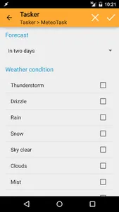 MeteoTask screenshot 1