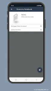 Economy Notebook screenshot 2