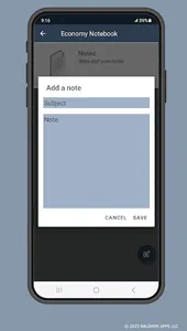 Economy Notebook screenshot 3