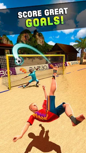 Shoot Goal - Beach Soccer Game screenshot 6