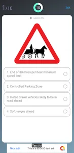 Quiz: UK Road Signs screenshot 4