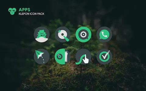 Klepon Wheel: Dark Icon Pack screenshot 10