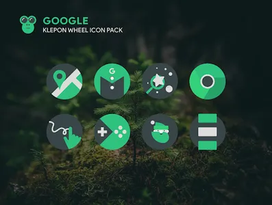 Klepon Wheel: Dark Icon Pack screenshot 2