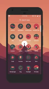 Sagon Circle: Dark Icon Pack screenshot 1