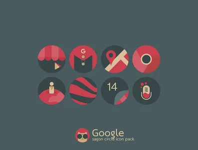 Sagon Circle: Dark Icon Pack screenshot 4