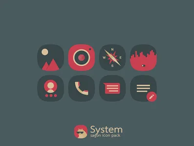 Sagon: Dark Icon Pack screenshot 5