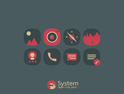 Sagon: Dark Icon Pack screenshot 8