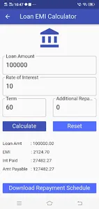 Banker's Calc screenshot 4