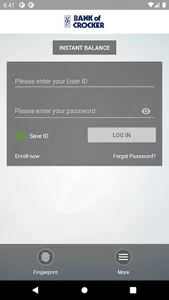 Bank of Crocker Mobile Banking screenshot 1