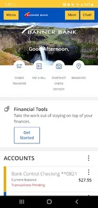 Banner Bank Mobile Banking App screenshot 0