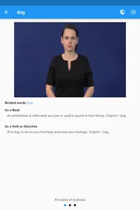 Auslan Dictionary screenshot 9
