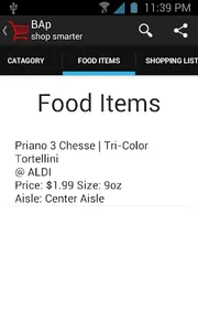 Best Aisle App | BAp screenshot 2