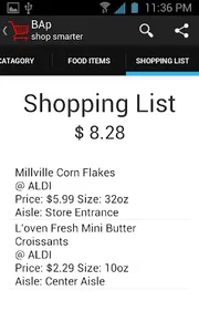 Best Aisle App | BAp screenshot 3