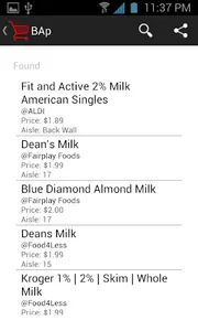 Best Aisle App | BAp screenshot 4