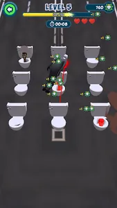 Toilet Monster Head War Game screenshot 11