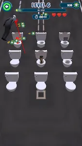 Toilet Monster Head War Game screenshot 12