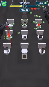 Toilet Monster Head War Game screenshot 13