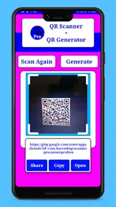 QR Code Scanner + Generator screenshot 1