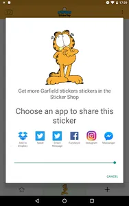 Garfield StickerTap screenshot 5