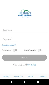Bar Harbor Card Controls screenshot 0