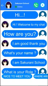 Sakurani Fake Call and video screenshot 0