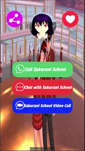 Sakurani Fake Call and video screenshot 1