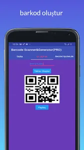 BARKOD OLUŞTURUCU&QR KOD OKUYU screenshot 14