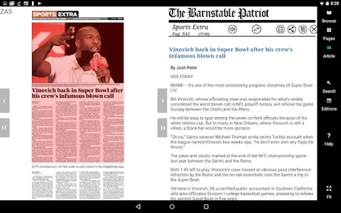 Patriot Ledger eNewspaper screenshot 5