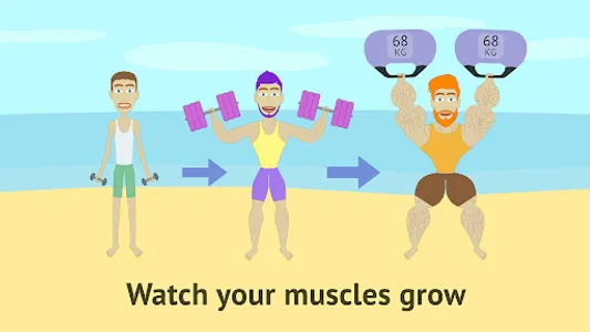 Muscle Clicker: Gym Game screenshot 0