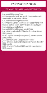 Basketball Forecast prediction screenshot 4