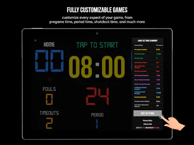 BT Basketball Scoreboard screenshot 15