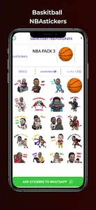 Baskitball NBAstickers screenshot 18