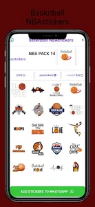 Baskitball NBAstickers screenshot 6