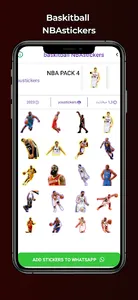 Baskitball NBAstickers screenshot 9