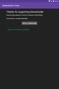 SeriesGuide X Unlock Key screenshot 1