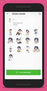 Free Anime WAStickerApps screenshot 3