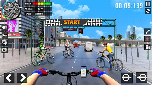 BMX Cycle Race Cycle Stunt screenshot 0